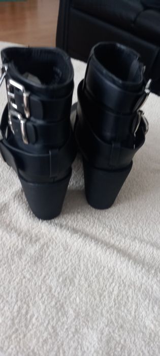 Czarne botki h&m