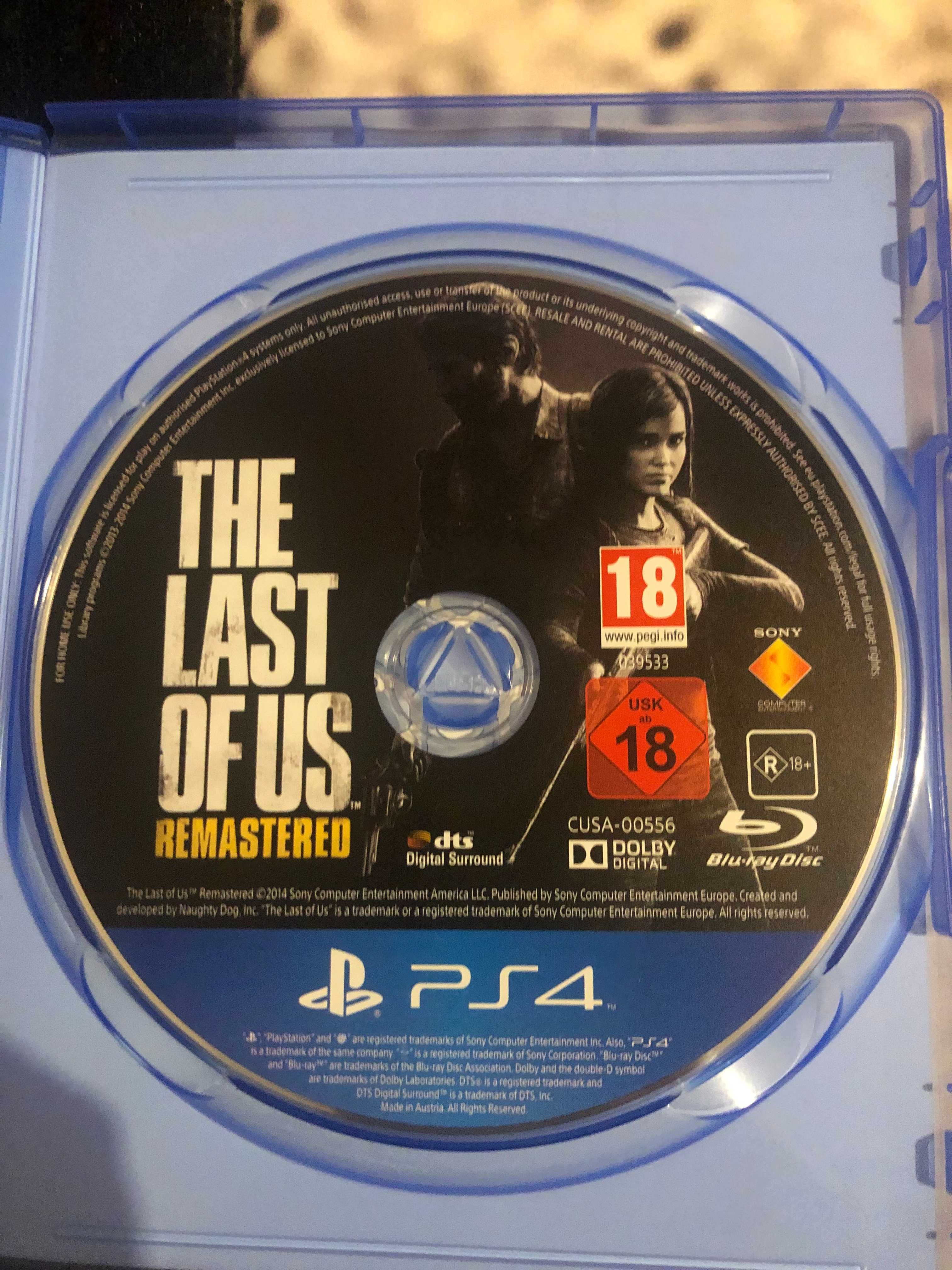 Jogo The Last Of Us Remastered