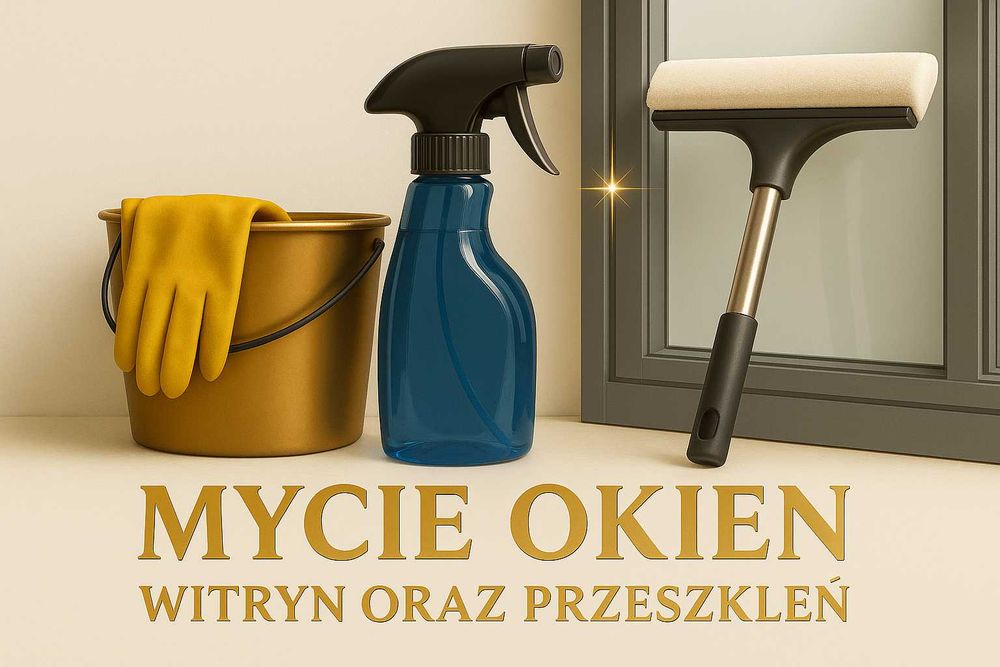Profesjonalne mycie okien, witryn oraz przeszkleń