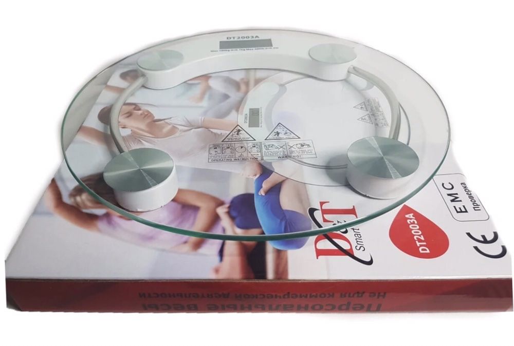 Весы напольные Domotec электронные стеклянные ваги підлогові до 180 кг