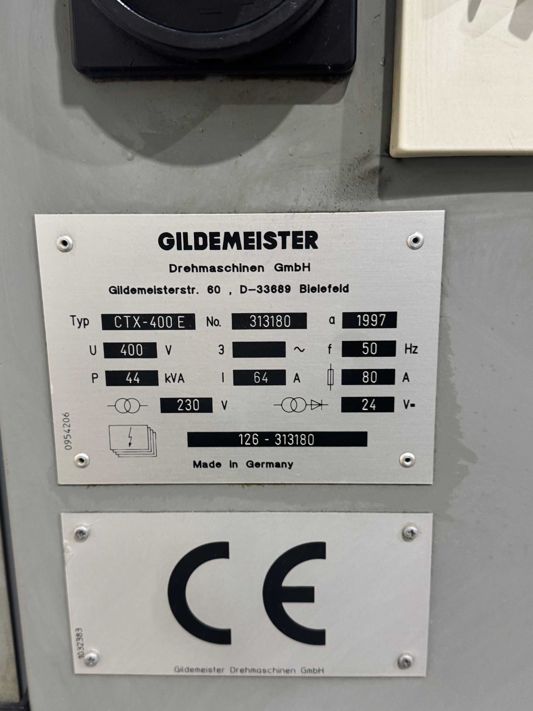 Tokarka CNC Gildemeister CTX400 _ DMG _ Oś C