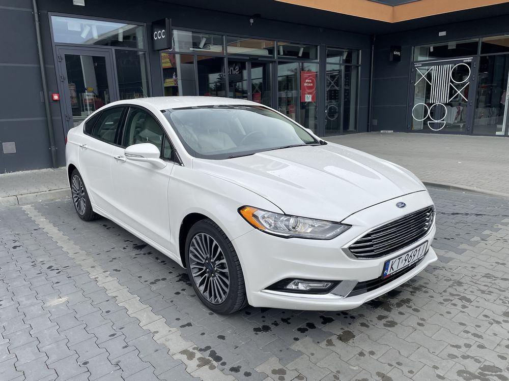 Ford FUSION Tittanium AWD 2.0 EcoBoost 4x4 2018 Biala Perła 86 tys km