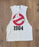 Koszulka bez rękawów Tank Top Oversize Ghostbusters Nerd Geek Comics