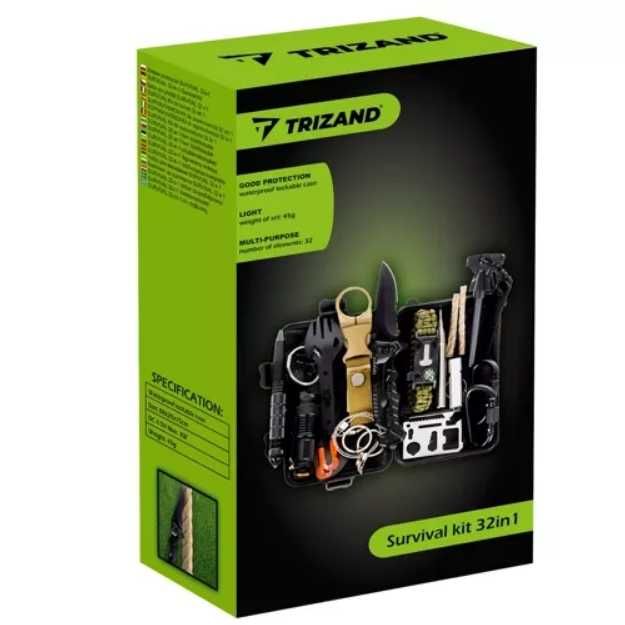 Zestaw survivalowy 32w1 profesjonalny wojskowy przetrwania niezbędnik