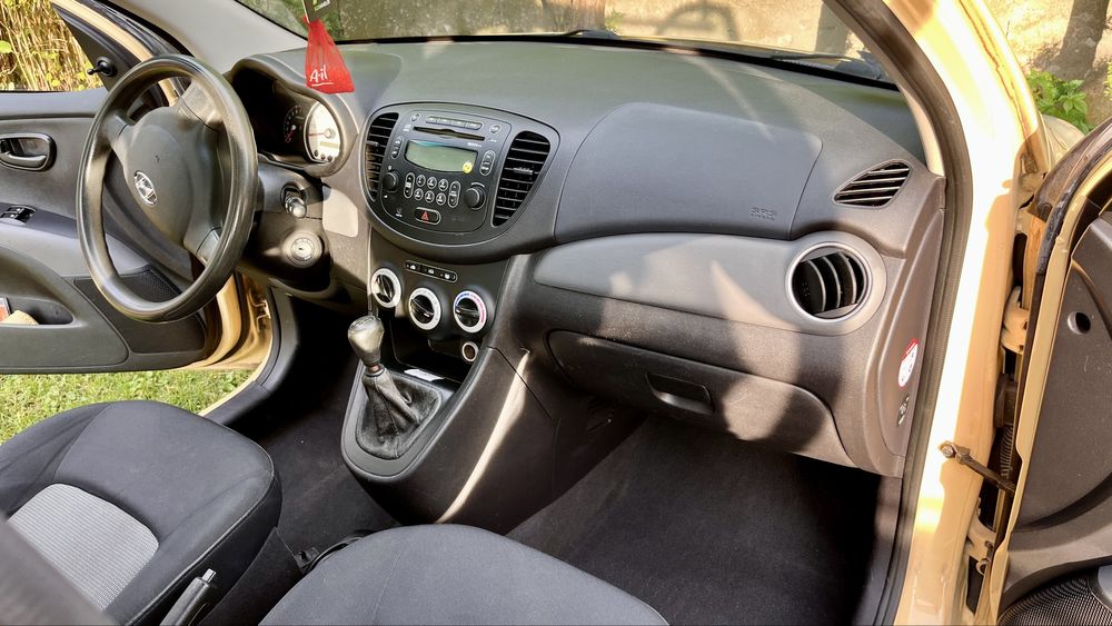 Hyundai i10 1.1; gaz fabryczny BRC, zadbany, bez klimy