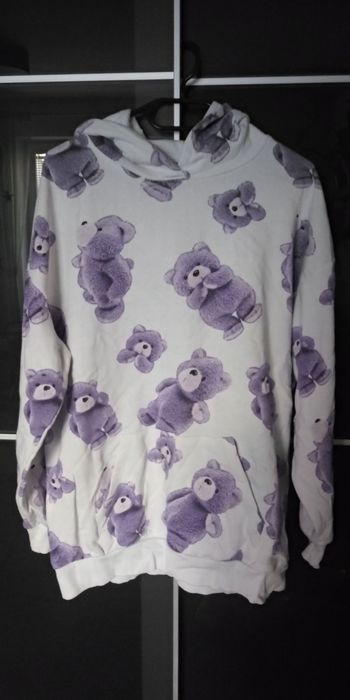 Bluza House misie kaptur oversize słodka nadruk niedźwiadki kangurka