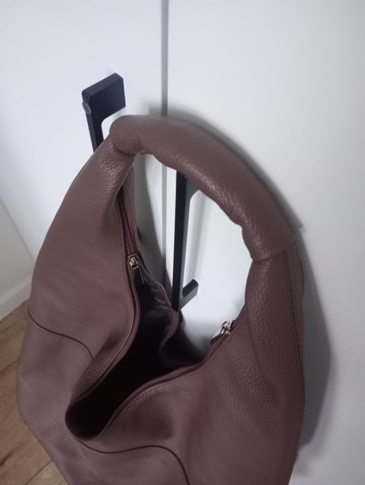 Damska, duża torebka skórzana