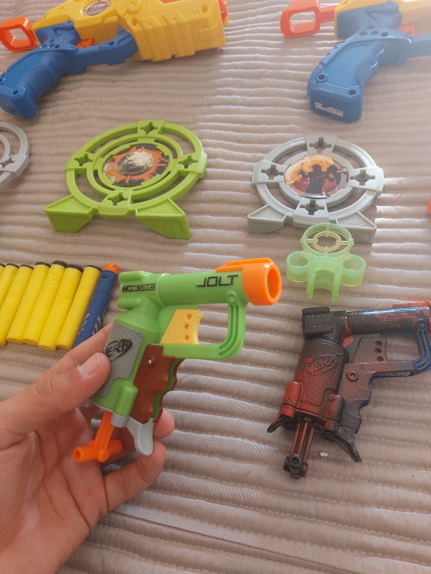 Nerf's, balas e alvos