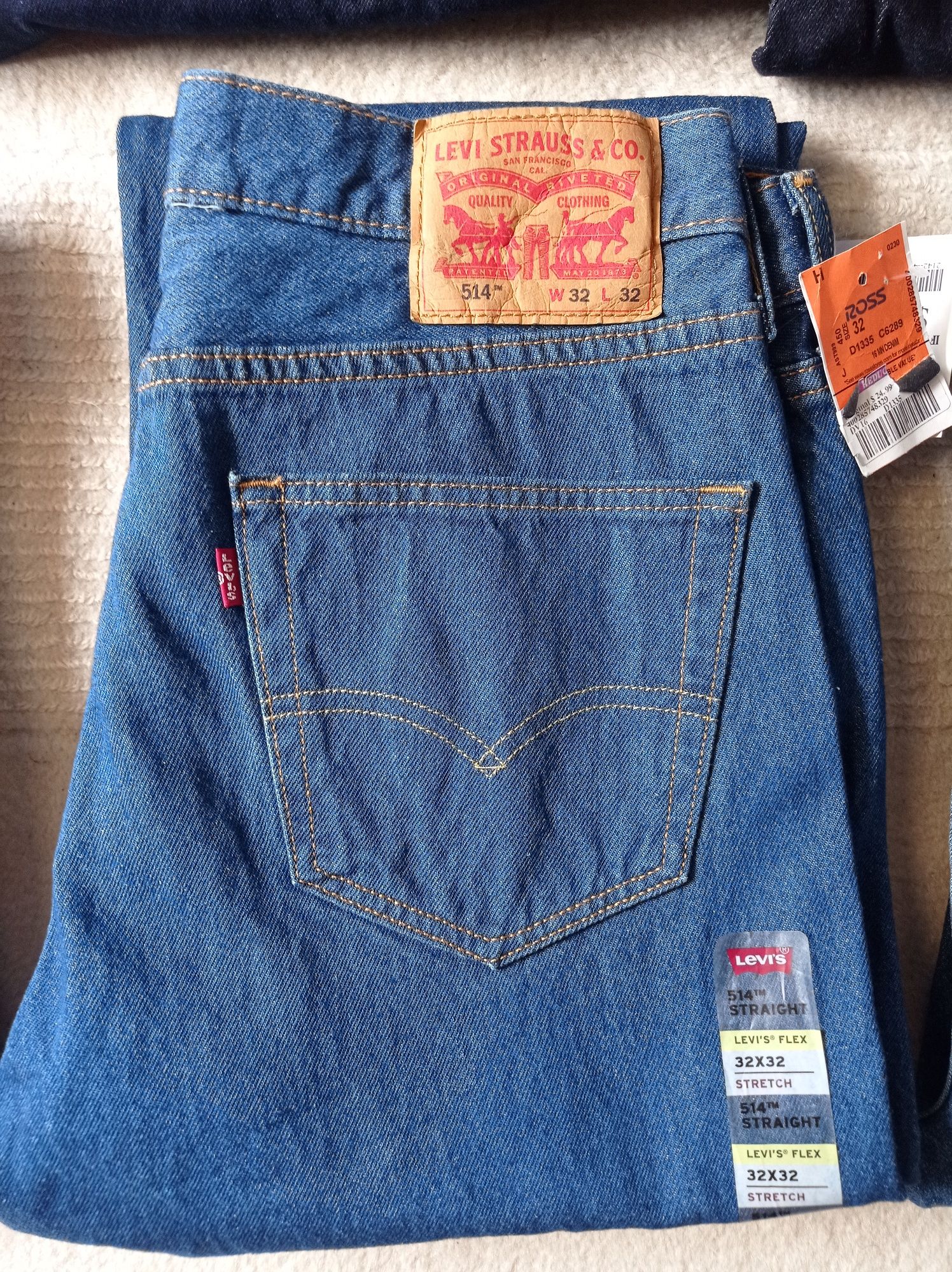 Orginalne i nowe spodnie jeansowe LEVI'S STRAUSS w świetnej cenie