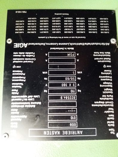 Elektrodrążarka drutowa AGIE AT-3U