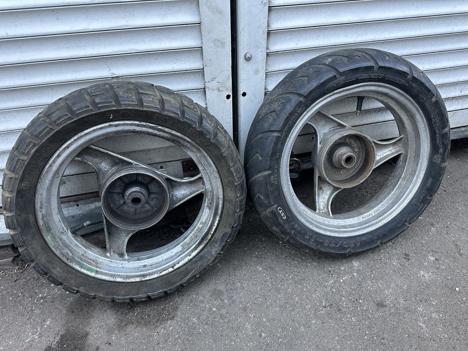 Колесо скутер 120/70-12 (19шлицов)