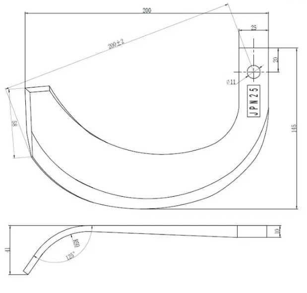 Zestaw 32szt noże do glebogryzarki Yanmar Iseki Kubota nóż JPN25