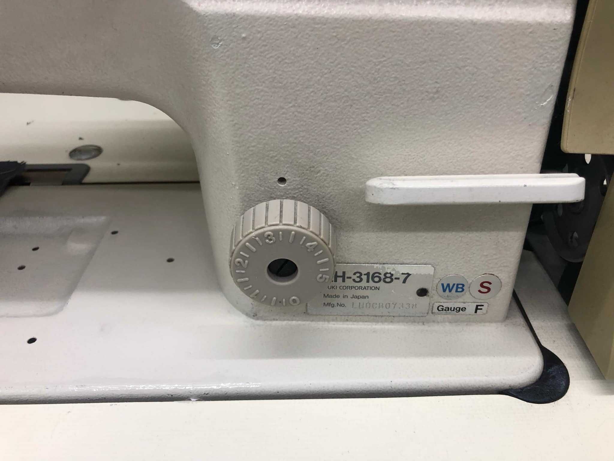 maszyna do szycia dwuigłówka juki lh3168-7 automat servo 230v