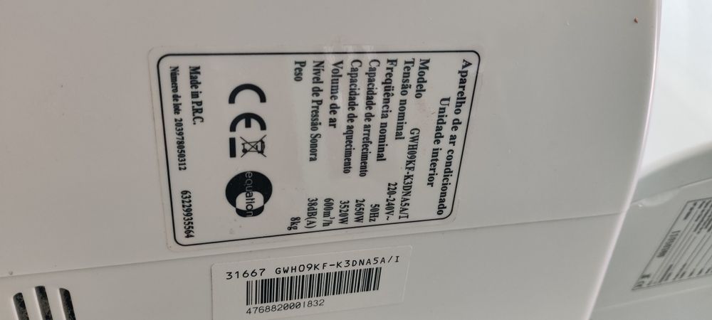 Ar-condicionado de parede