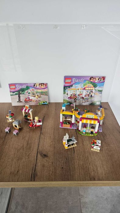 LEGO Friends–super zestaw Pizzeria+Supermarket 41092+41118, instrukcje