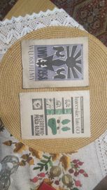 PRL 2 x ZHP broszura z 1958 i 1960 Lato Wiejskich Drużyn i harcerskie