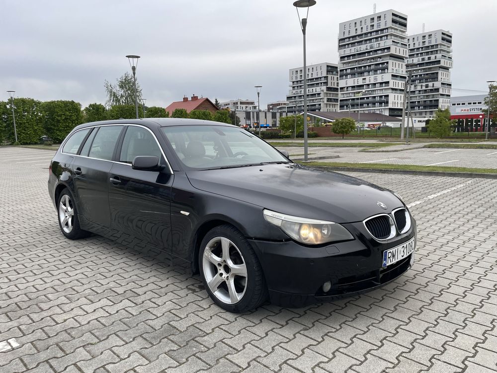 BMW e61 525d Automat M57 2005r Xenon Uszkodzone