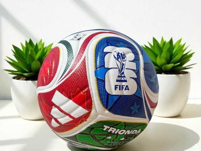 Мяч футбольный Adidas Trionda World Cup 2026, термошов, 5 и 4  размеры
