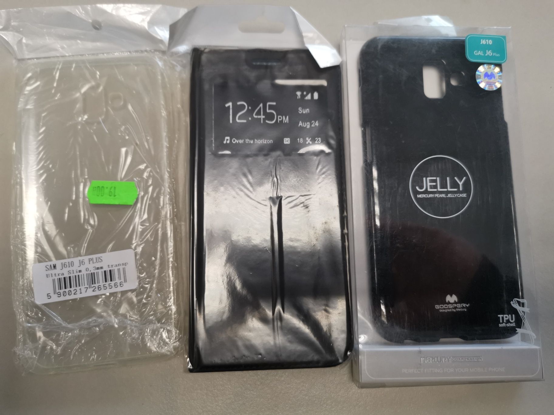 Komplet 3 sztuk etui pokrowiec case plecki Samsung Galaxy J6 plus 2018