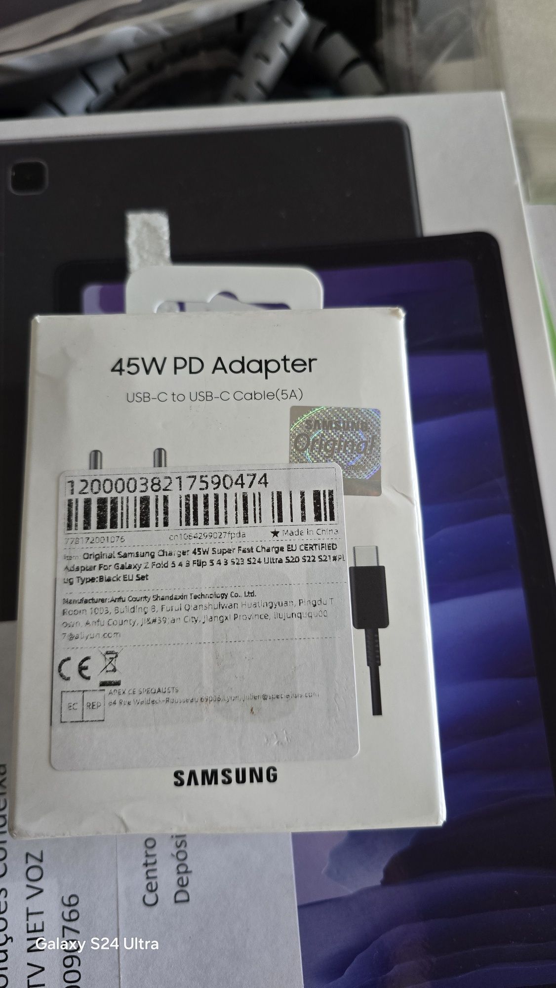 carregador 45W PD