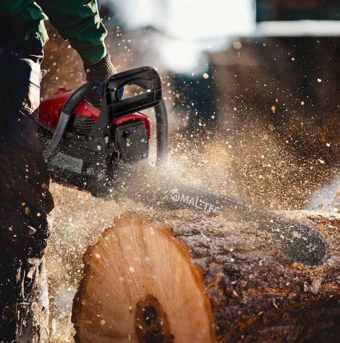 Zestaw XXL Piła łańcuchowa MalTec 4200W 5,7 KM Spalinowa Pilarka NOWA