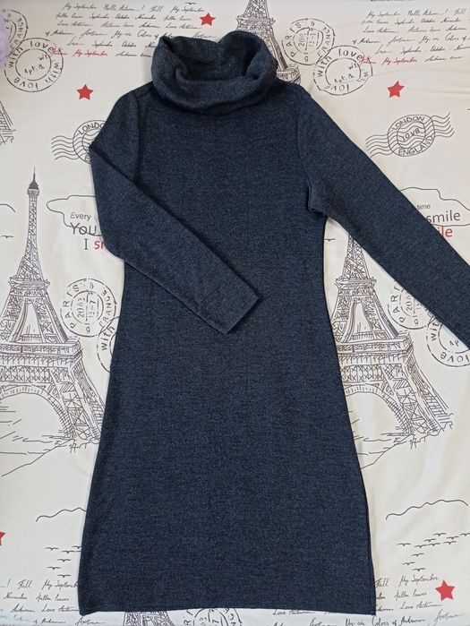 Тёплое платье, платье-гольф, сукня тепла, тепле плаття гольф