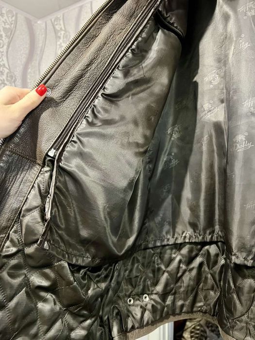 Куртка шкіряна, стиль Авіатор , чоловіча хххl