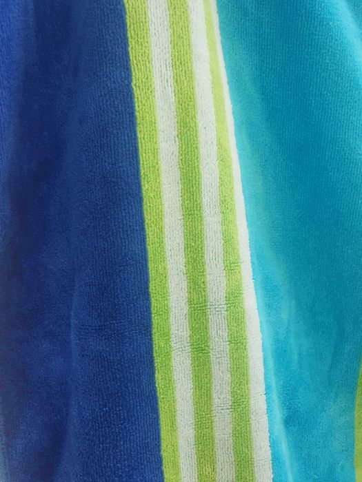 Toalha praia azul e verde