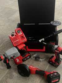 Zestaw narzędzi Milwaukee M18 BLHX+M18 BLSAG125X+M18 BLPD2 nowy