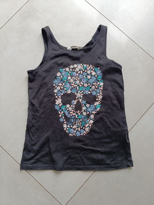 Koszulka na ramiączka z h&m rozmiar 134