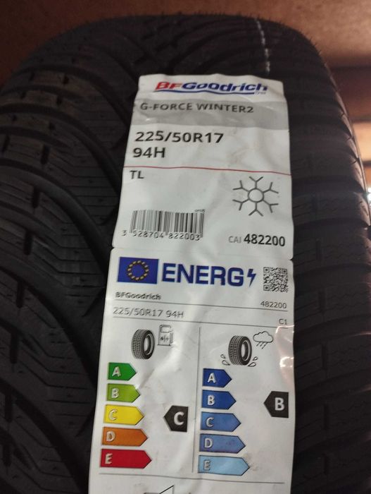 opony zimowe 225/50r17 BFgoodrich 94H