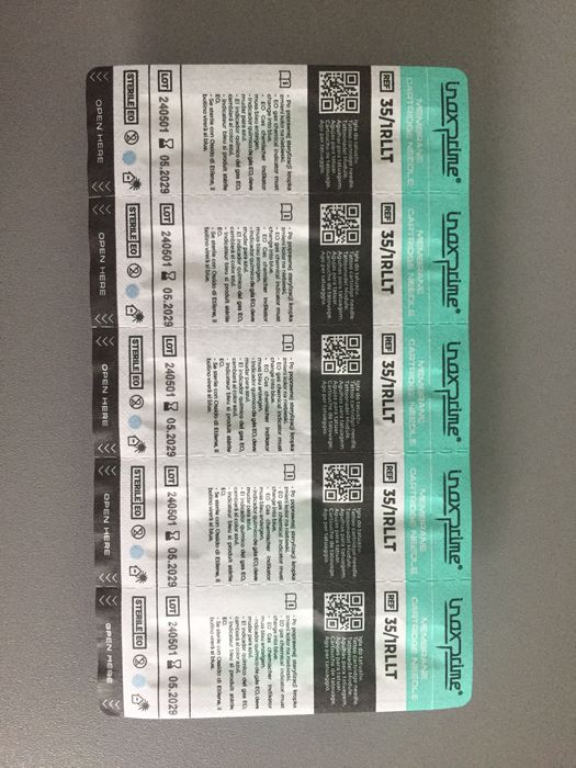 Igły cartridge do tatuażu KWADRON RL RS SEM MG FL 148szt + DYNAMIC BLK