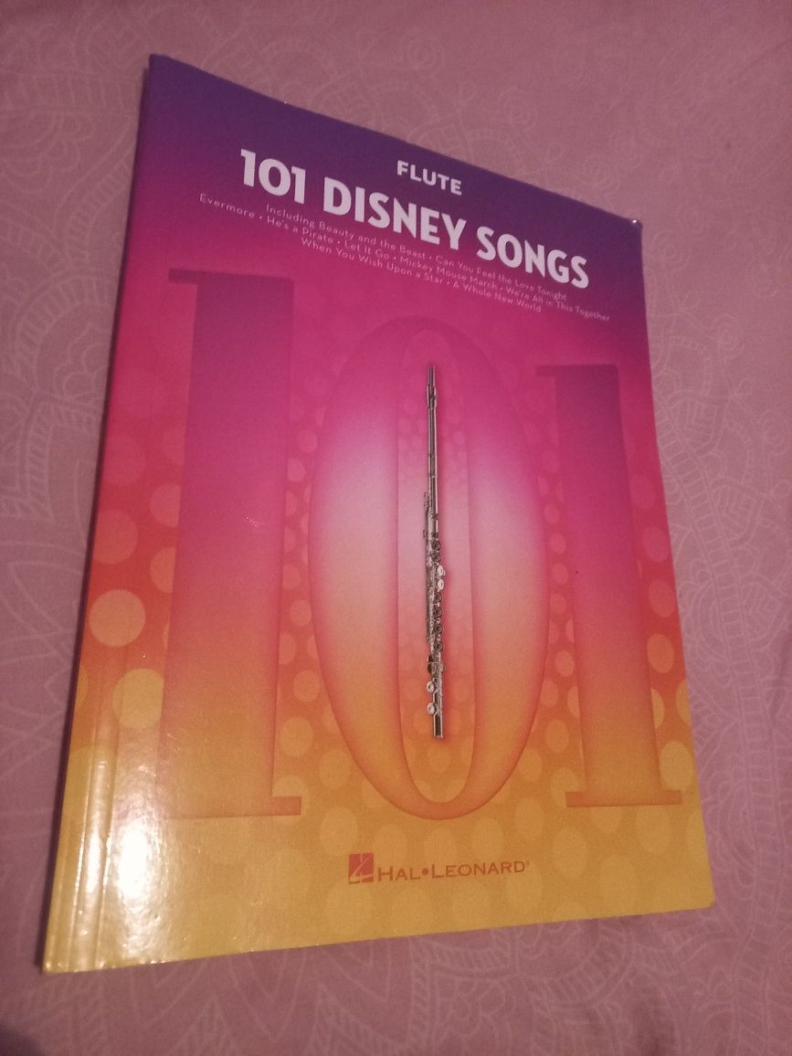 Livro 101 peças da Disney para flauta