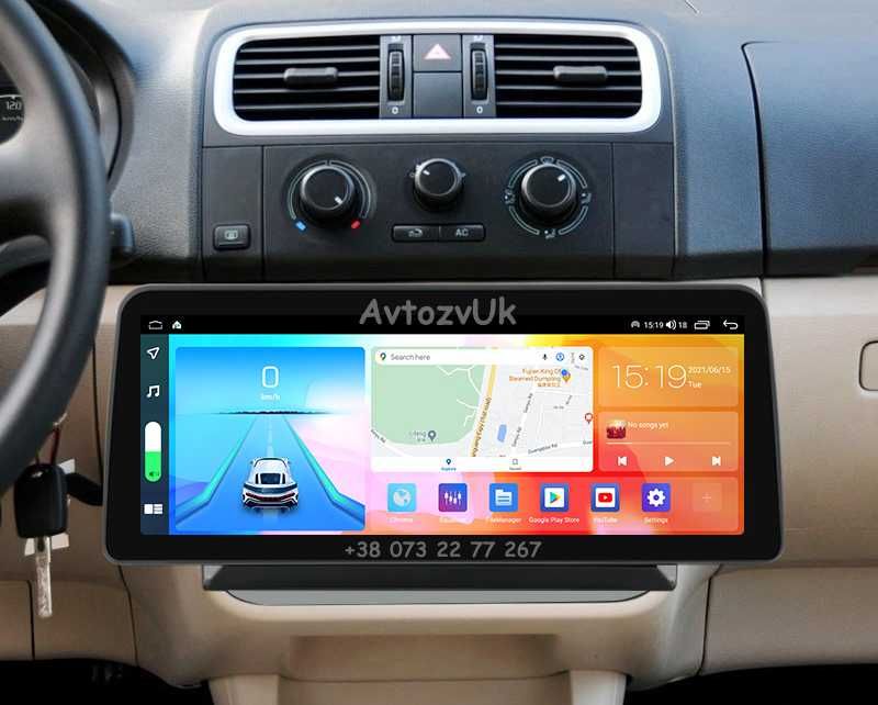 Магнитола FABIA Skoda RAPID GPS 2 din Фабия Рапид CarPlay Android 14
