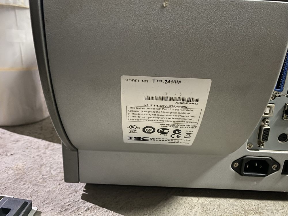 Термопринтер TSC TTp-2410M