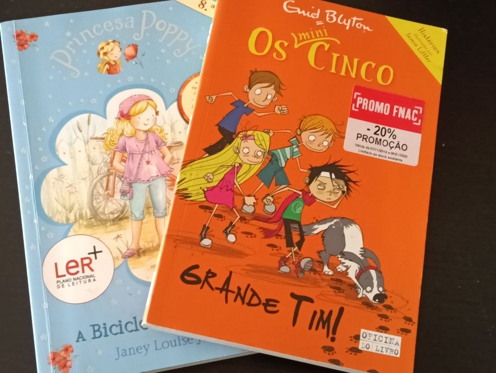 Dois livros juvenis,iguais a novos