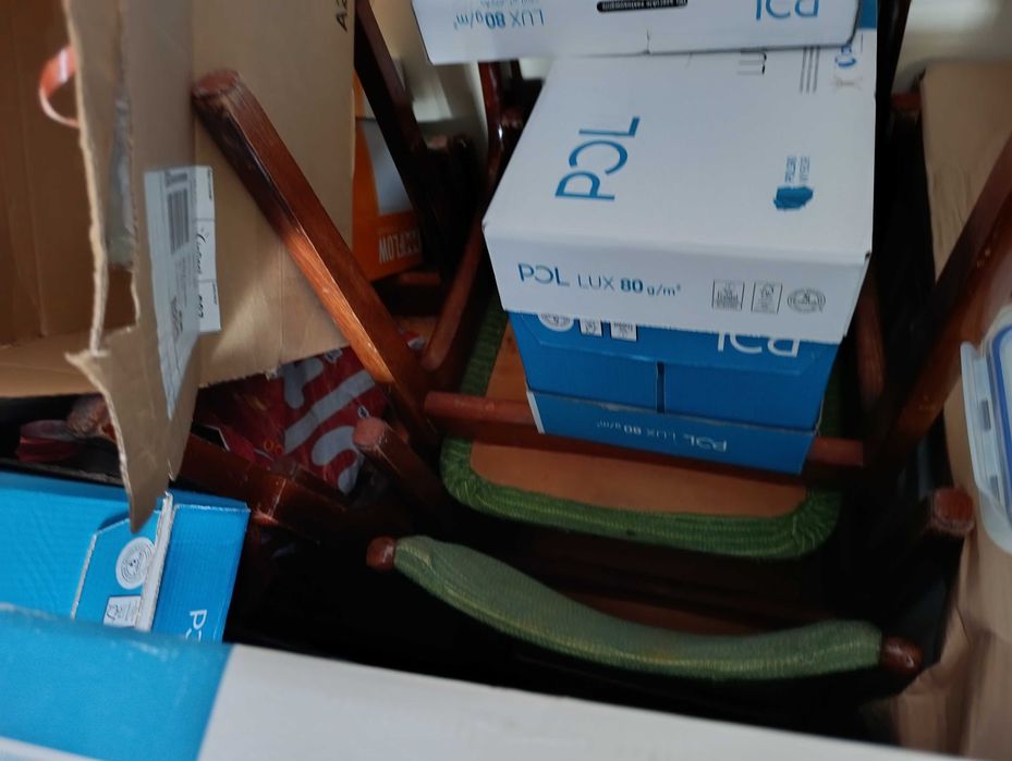 krzesło krzesła czasy prl 6 sztuk cena za komplet