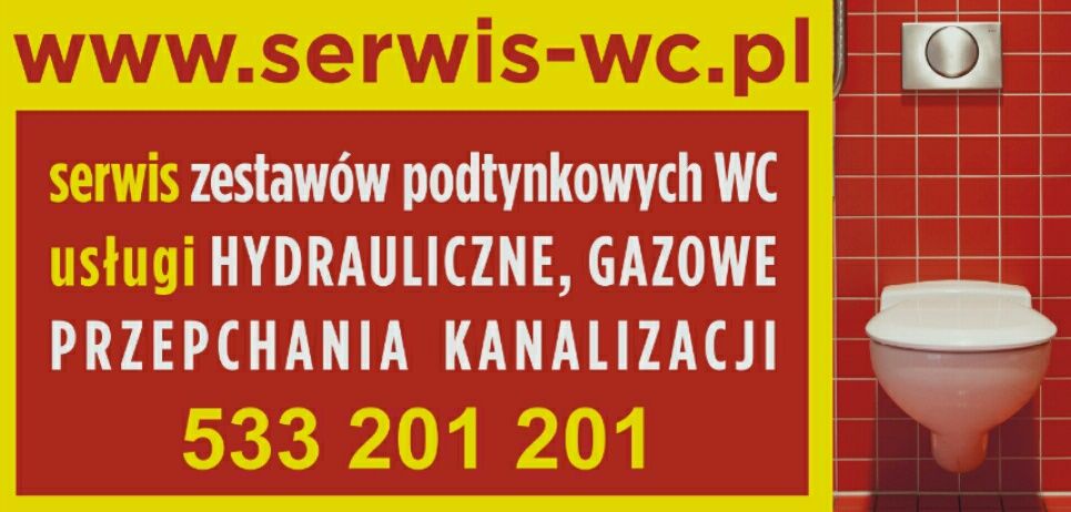 Naprawa spłuczki Geberit, Schwab, Grohe, Wisa, Koło,Cersanit i inne