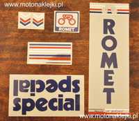 Komplet naklejek na rower Romet Special- sitodruk naklejki