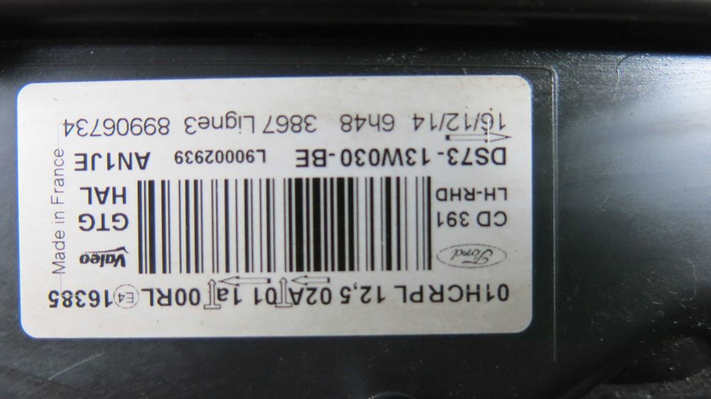 Ford Mondeo MK5 lampa przednia przód lewa