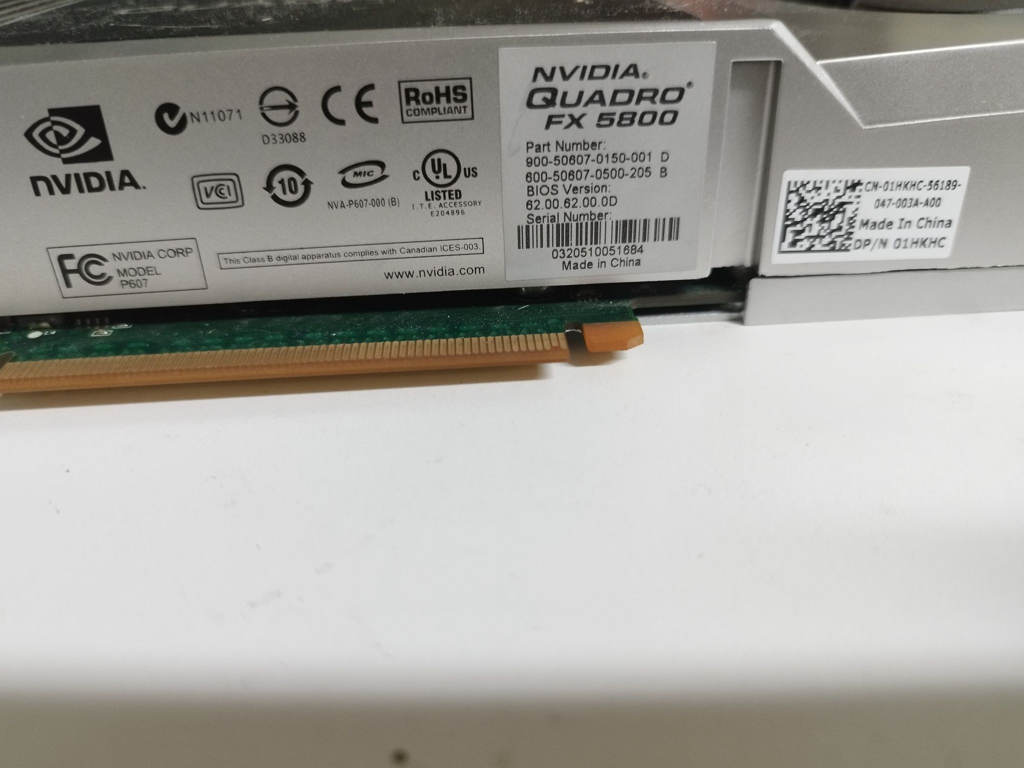 Karta graficzna NVIDIA fx5800