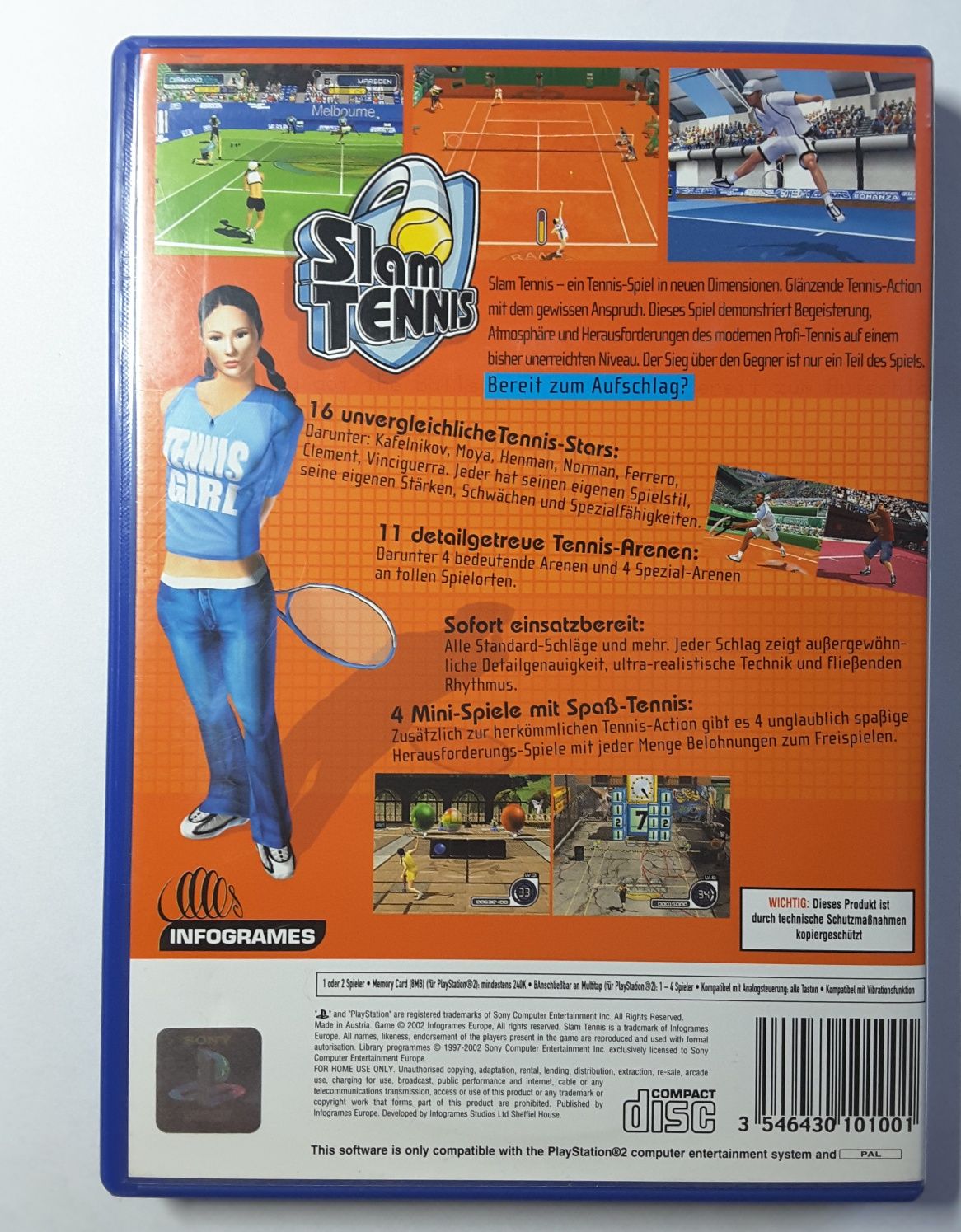 Slam Tennis - Playstation 2