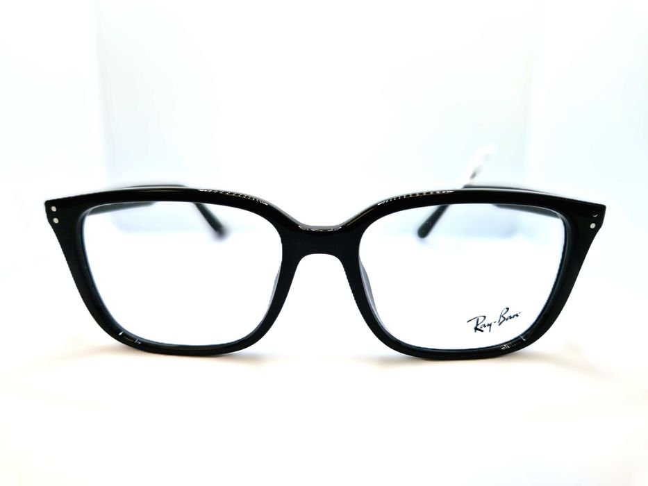 Okulary korekcyjne Ray-Ban RB7248D Czarne lekkie i eleganckie Unisex