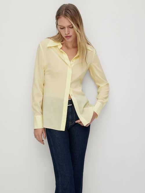 Шовкова блуза Massimo Dutti