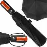 Wzmocniony Parasol Rządowy Parasolka Składana Automat Unisex Czarny Xl