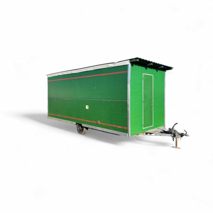 PRZYCZEPA SOCJALNA!  Idealna na budowę Magazyn Szatnia! Transport