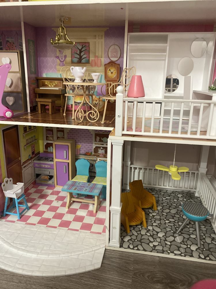 Domek dla lalek 134cm. Kidkraft country house winda garaz dzwięk