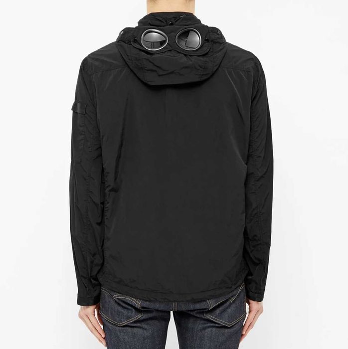 Куртка C.P. Company Hooded Google Zip Overshirt Black