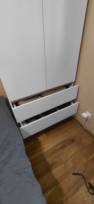 Szafa biała styl skandynawski