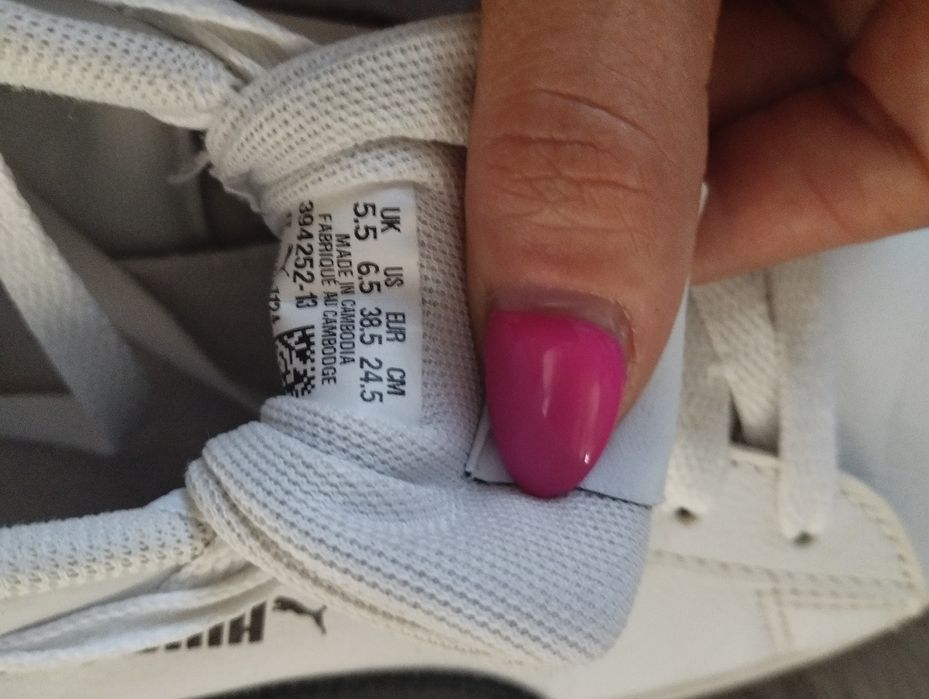 Buty adidasy Puma białe 38.5 (24,5cm)